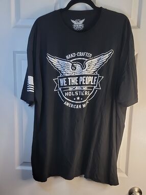 We The People Holsters Men's Black Short Sleeve Graphic Tee